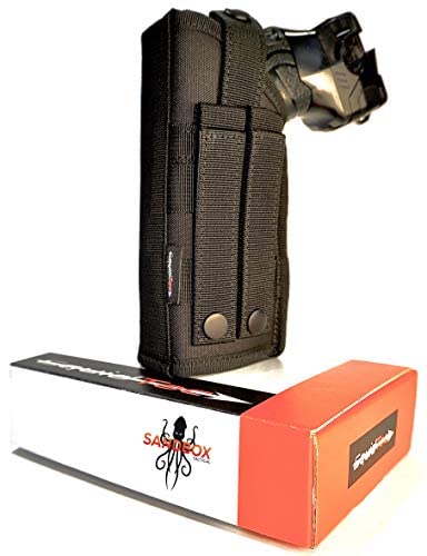 SquidTac Molle Taser Holster | FITS X26P/X26 Right Hand| for Police Military Security | Level 2 Retention |(Taser Not Included/Holster Only)